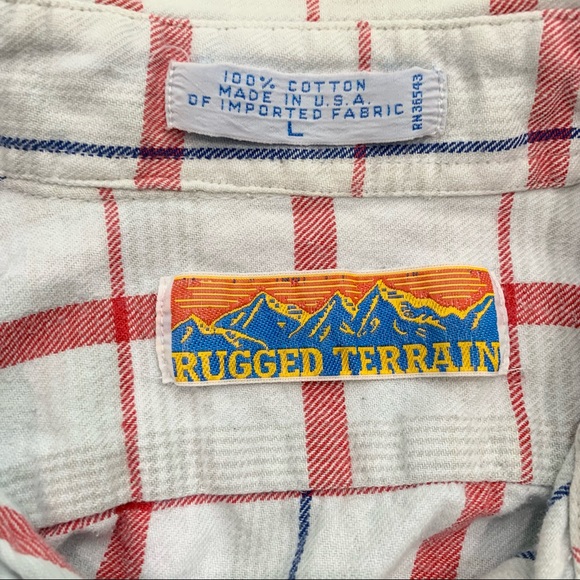 Rugged Terrain red plaid button down shirt - Picture 6 of 6